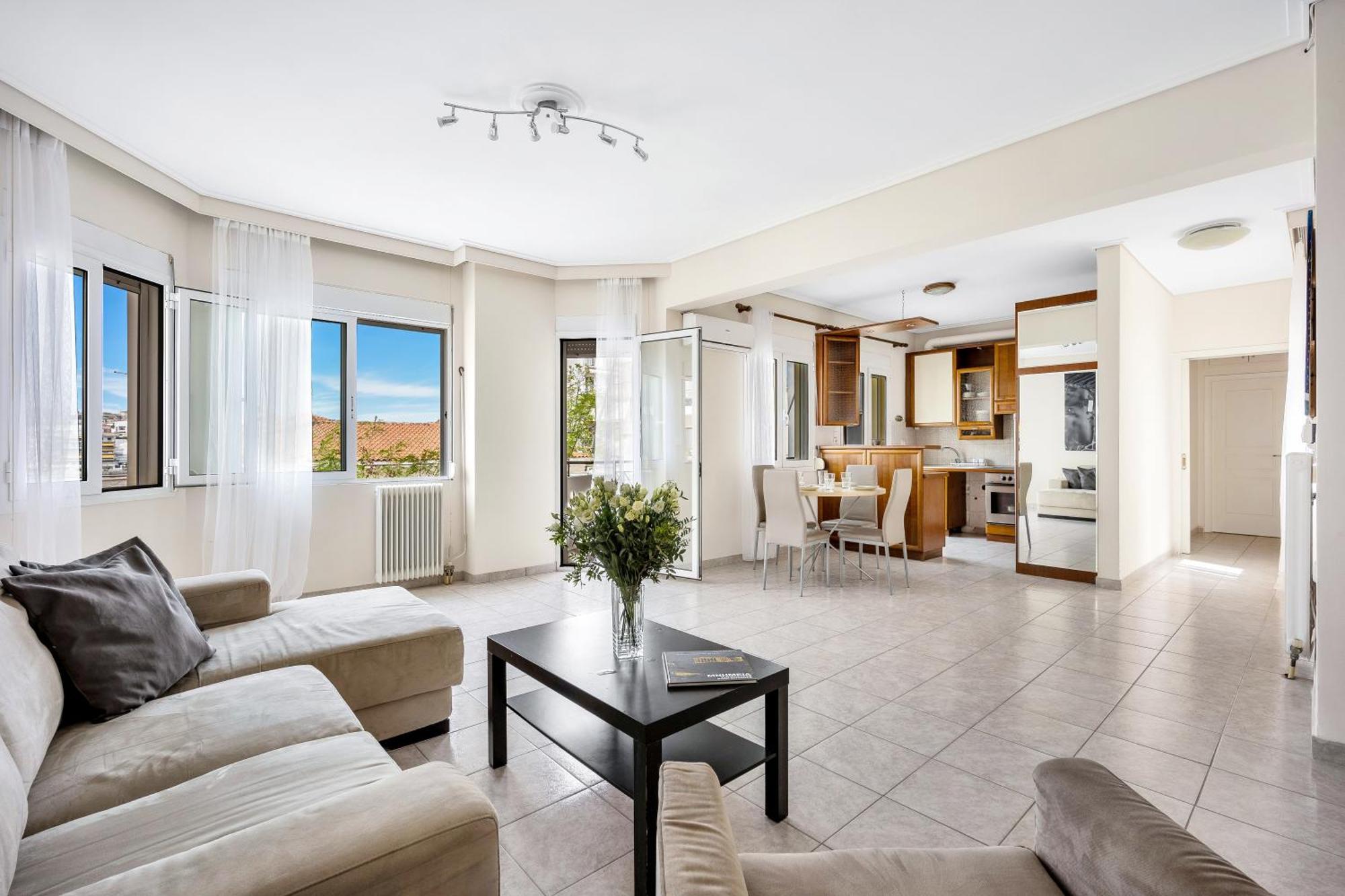 Fabulous Central Apartment Close To The Sea! คัลกิดา ภายนอก รูปภาพ
