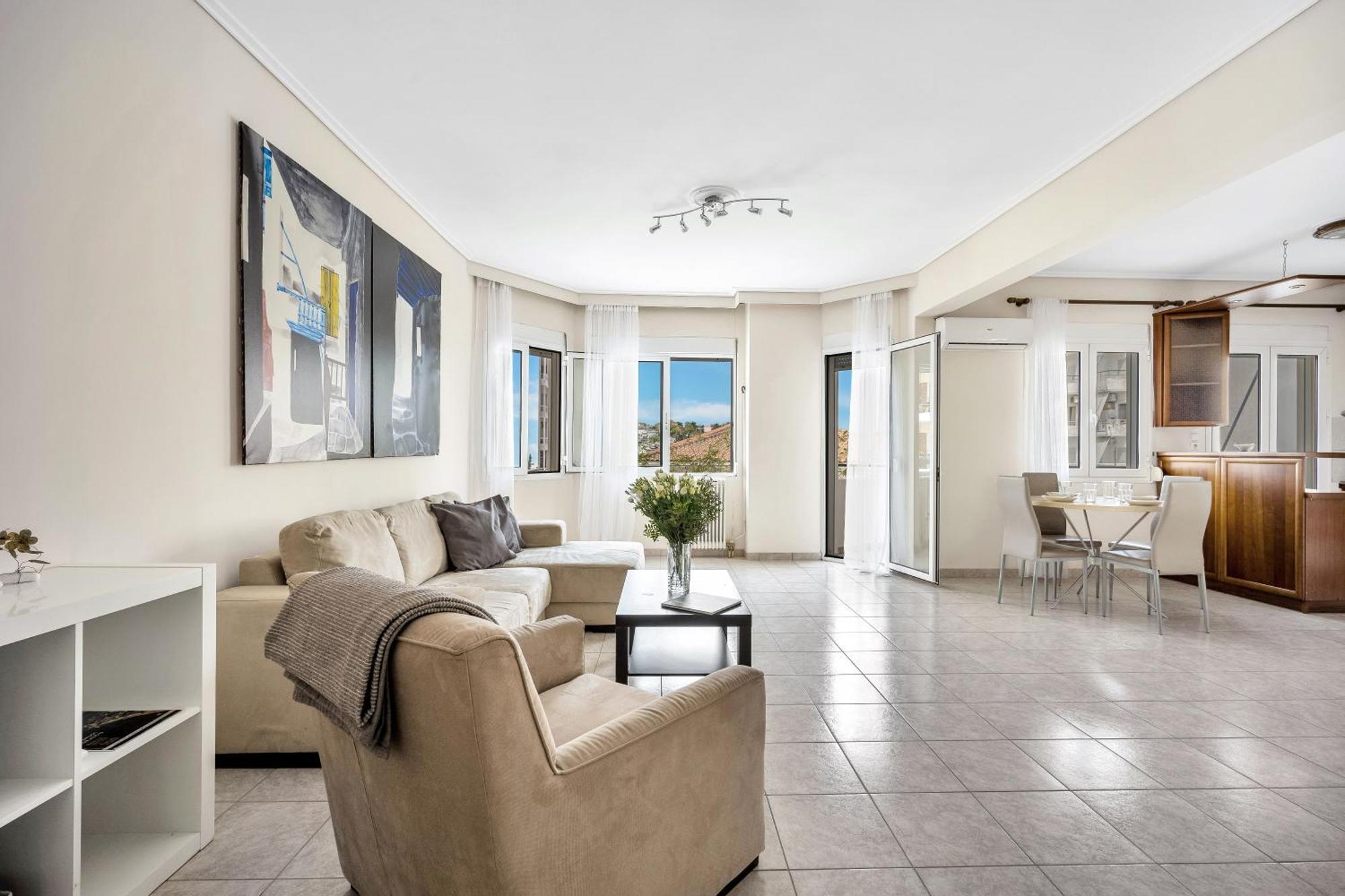 Fabulous Central Apartment Close To The Sea! คัลกิดา ภายนอก รูปภาพ