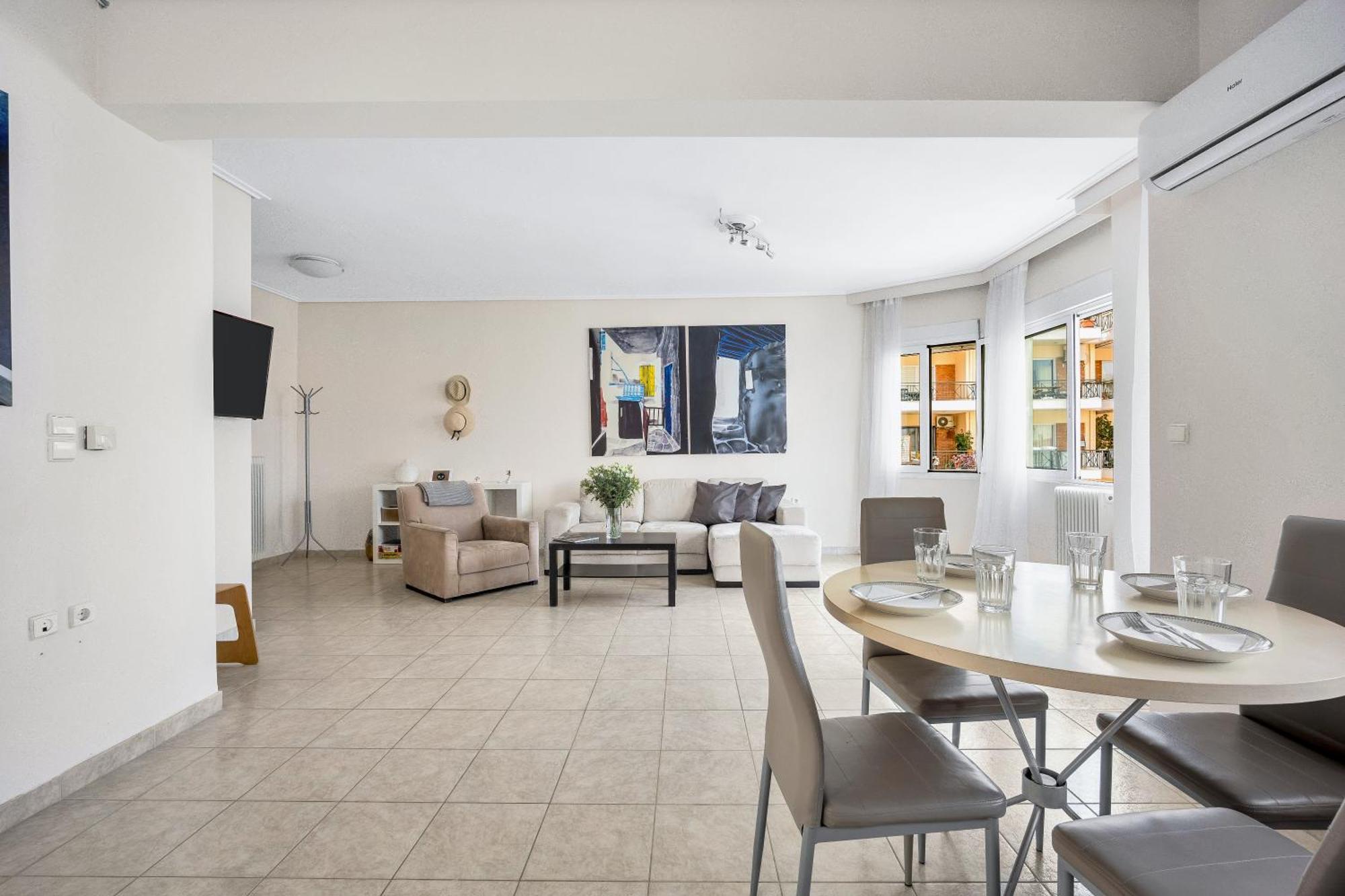 Fabulous Central Apartment Close To The Sea! คัลกิดา ภายนอก รูปภาพ
