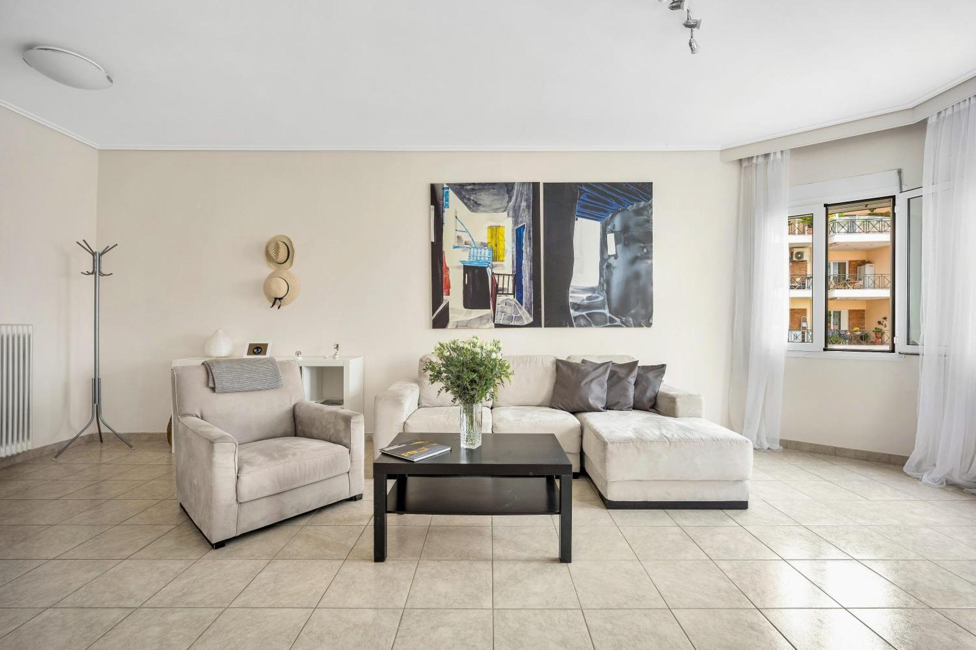 Fabulous Central Apartment Close To The Sea! คัลกิดา ภายนอก รูปภาพ